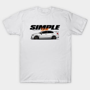 subaru white T-Shirt